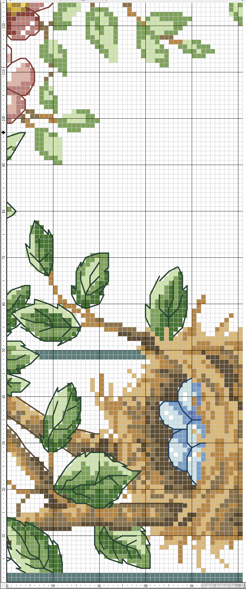 Роскошный микс крестиком — Схемы вышивки крестом: фото узоров (фото 4)