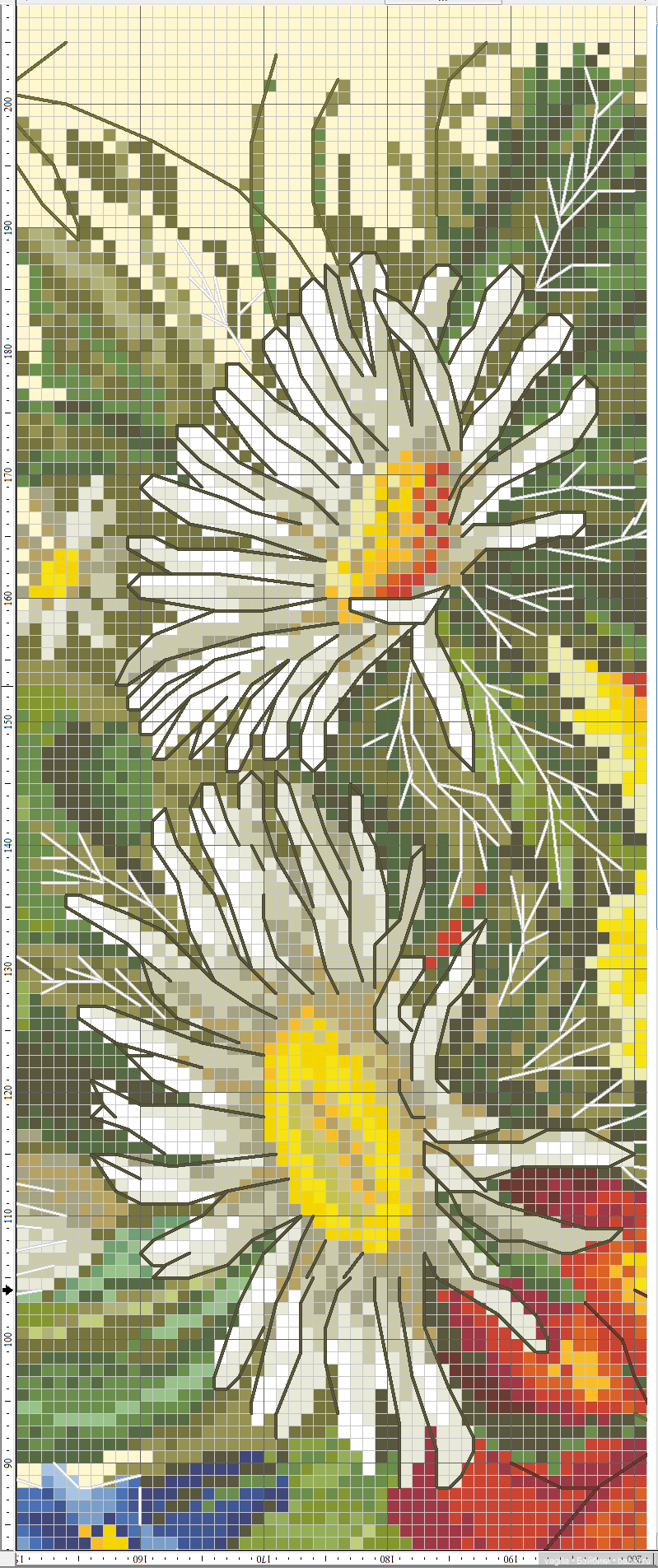 Роскошный микс крестиком — Схемы вышивки крестом: фото узоров