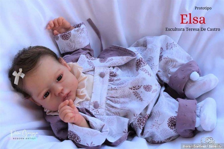 Новый молд для куклы реборн Elsa скульптора Teresa De Castro