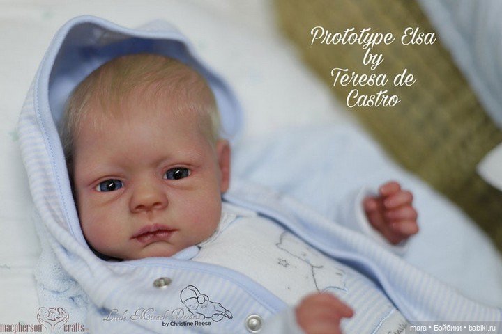 Новый молд для куклы реборн Elsa скульптора Teresa De Castro (фото 6)