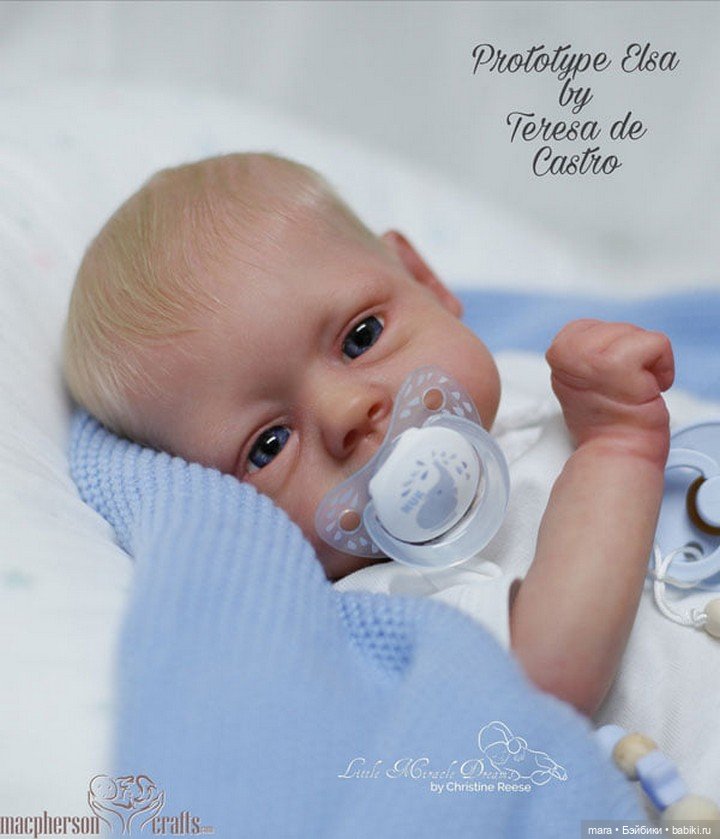 Новый молд для куклы реборн Elsa скульптора Teresa De Castro