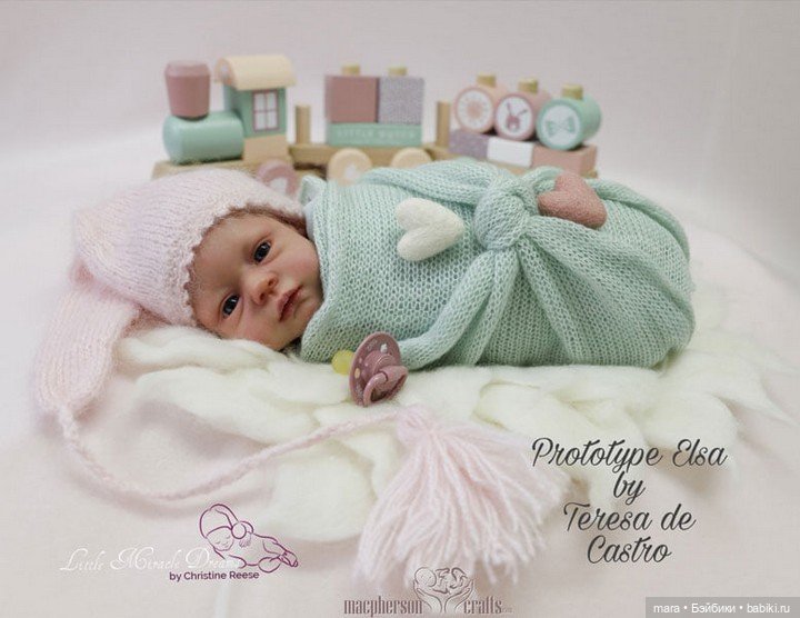 Новый молд для куклы реборн Elsa скульптора Teresa De Castro (фото 4)