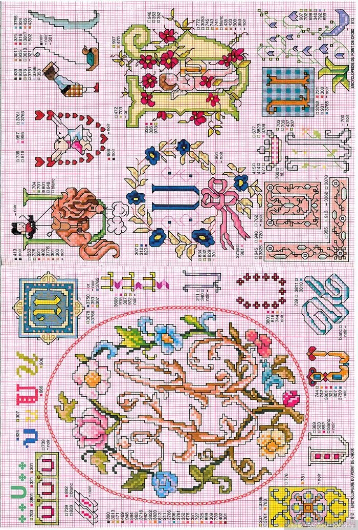 Вензель на любой вкус крестом