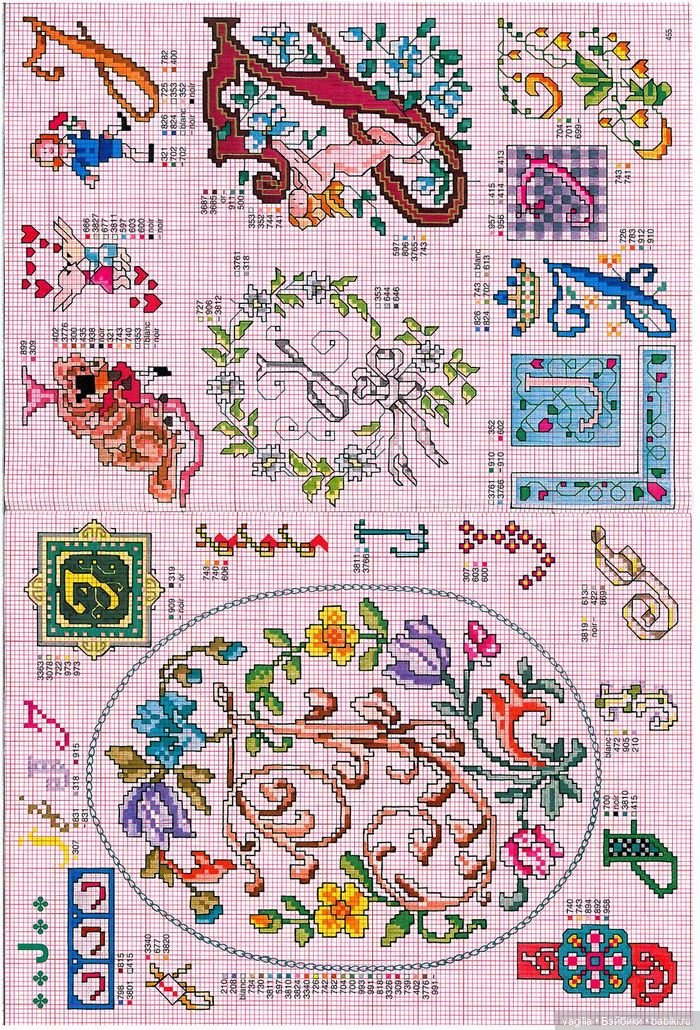 Вензель на любой вкус крестом