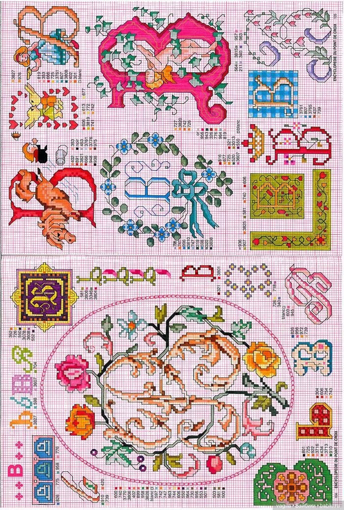 Вензель на любой вкус крестом