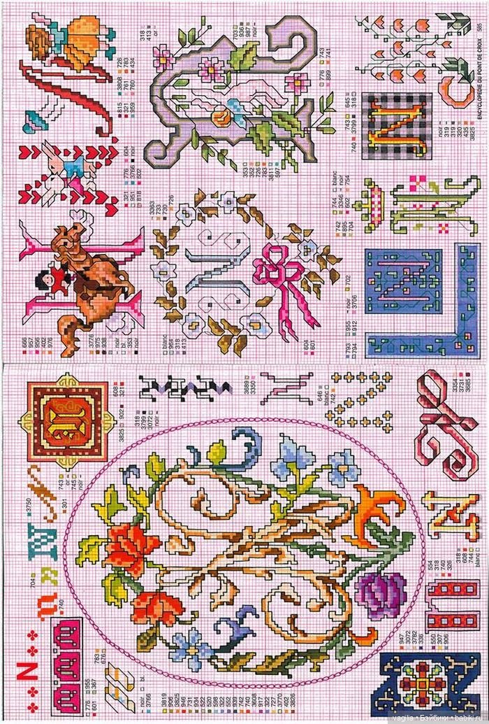 Вензель на любой вкус крестом