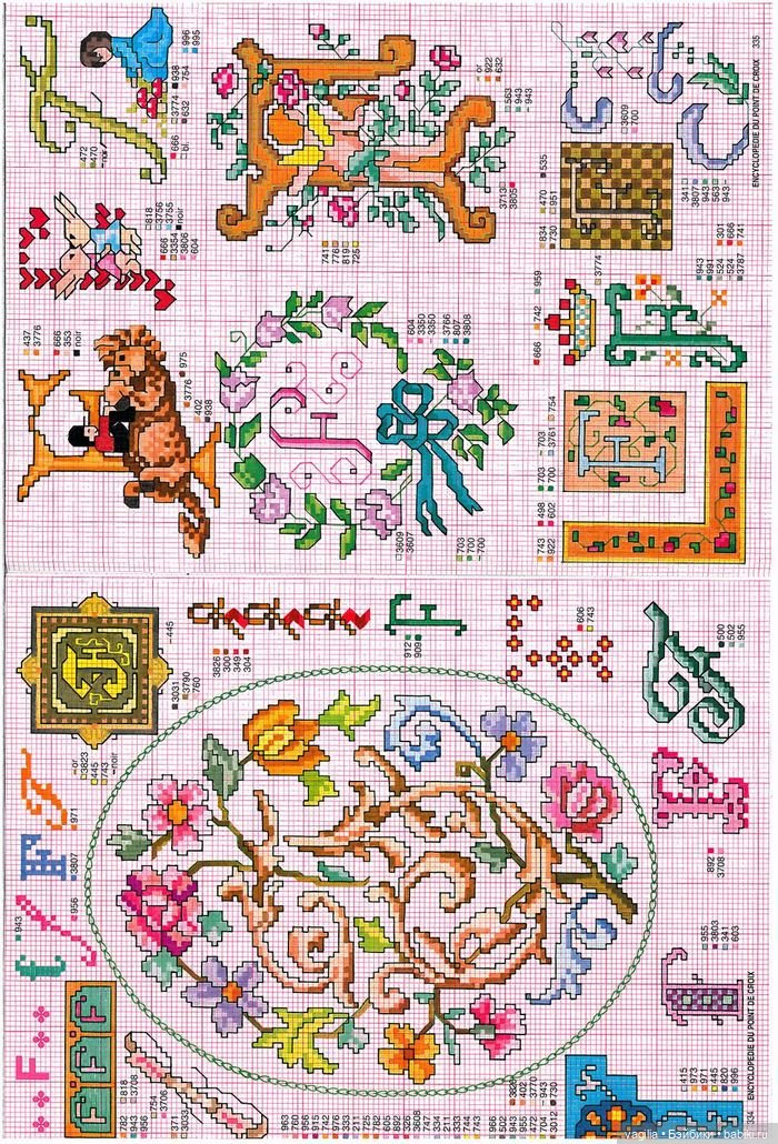 Вензель на любой вкус крестом