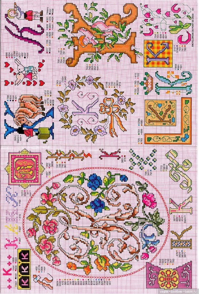 Вензель на любой вкус крестом