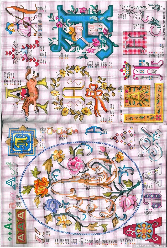 Вензель на любой вкус крестом