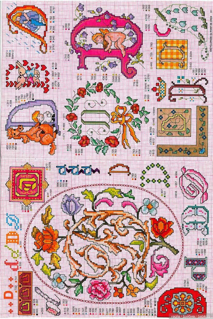 Вензель на любой вкус крестом