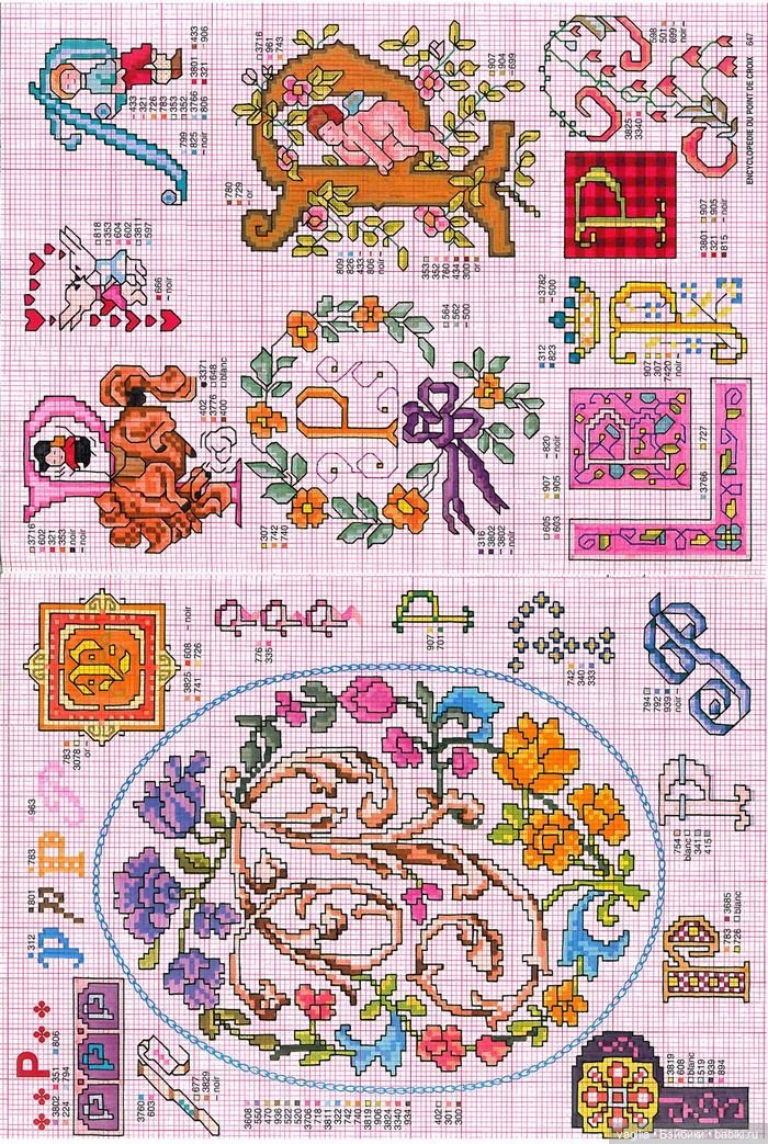 Вензель на любой вкус крестом