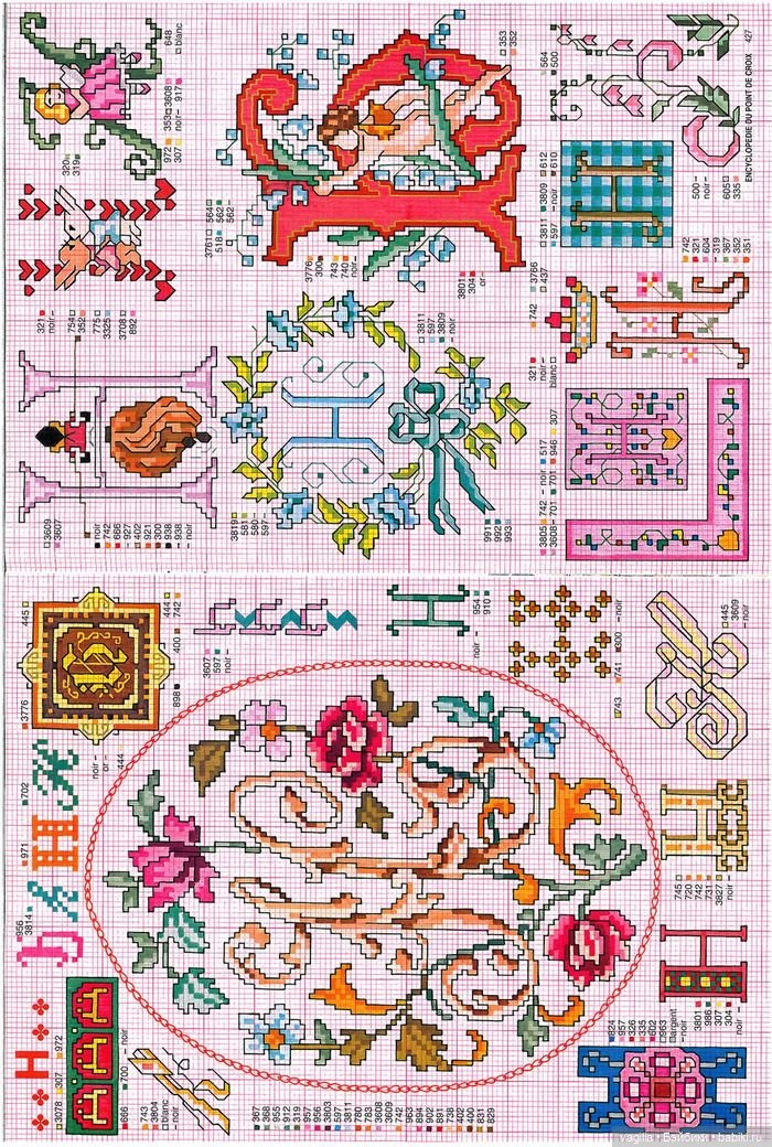 Вензель на любой вкус крестом