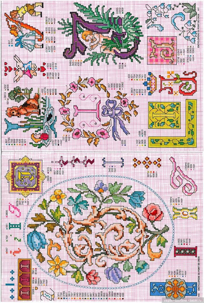 Вензель на любой вкус крестом