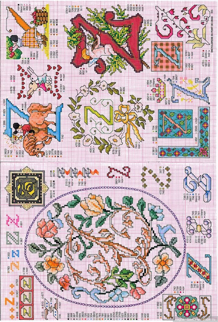 Вензель на любой вкус крестом