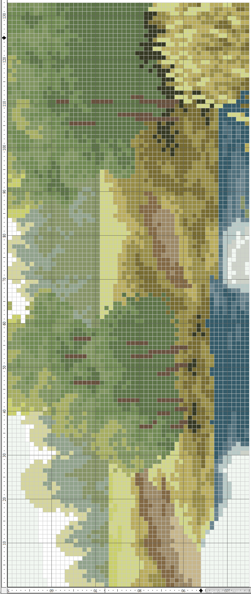 Девушки и бабочки крестиком