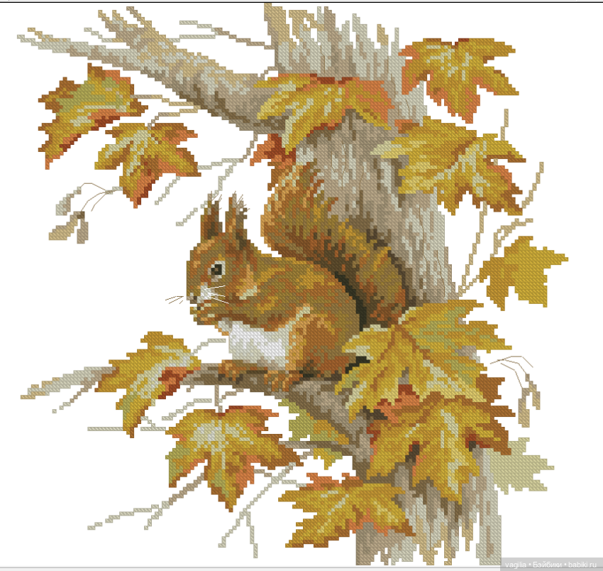 Девушки и бабочки крестиком