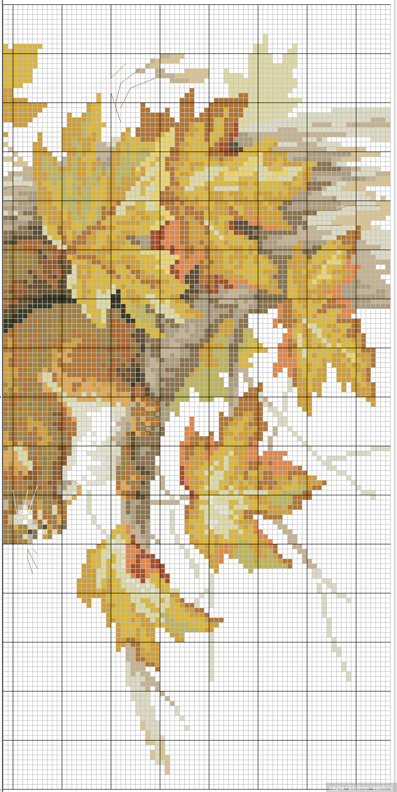 Девушки и бабочки крестиком