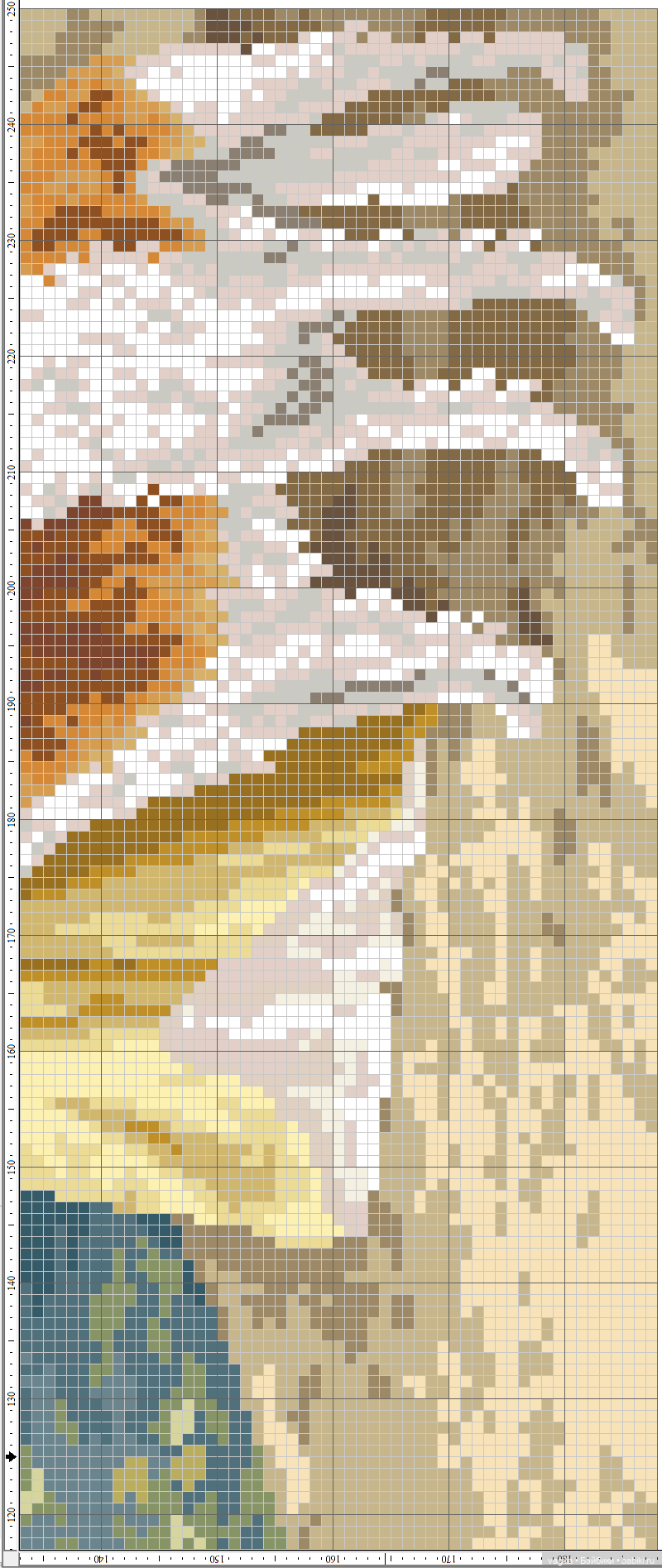 Девушки и бабочки крестиком