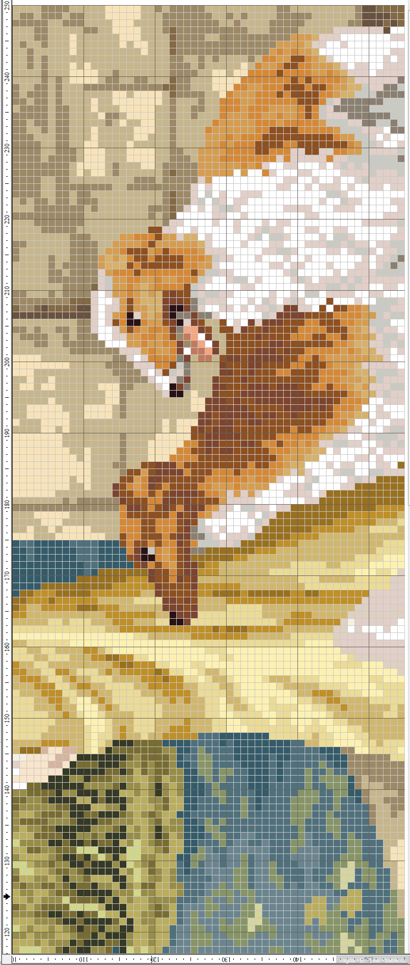 Девушки и бабочки крестиком