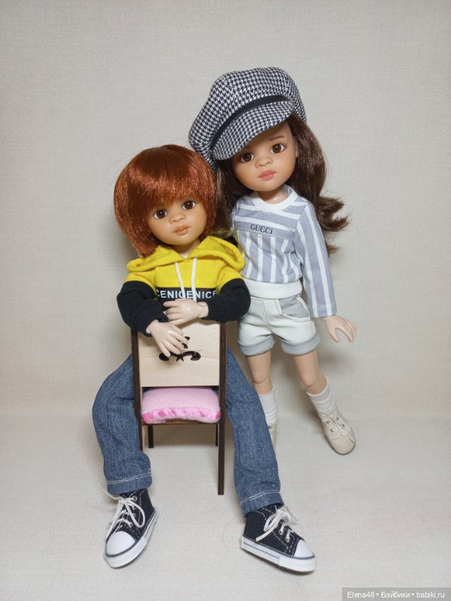 Одномолдники 2 — ООАК Paola Reina (Паола Рейна) и испанских кукол: перерисовка (фото 2)