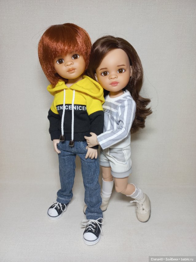 Одномолдники 2 — ООАК Paola Reina (Паола Рейна) и испанских кукол: перерисовка