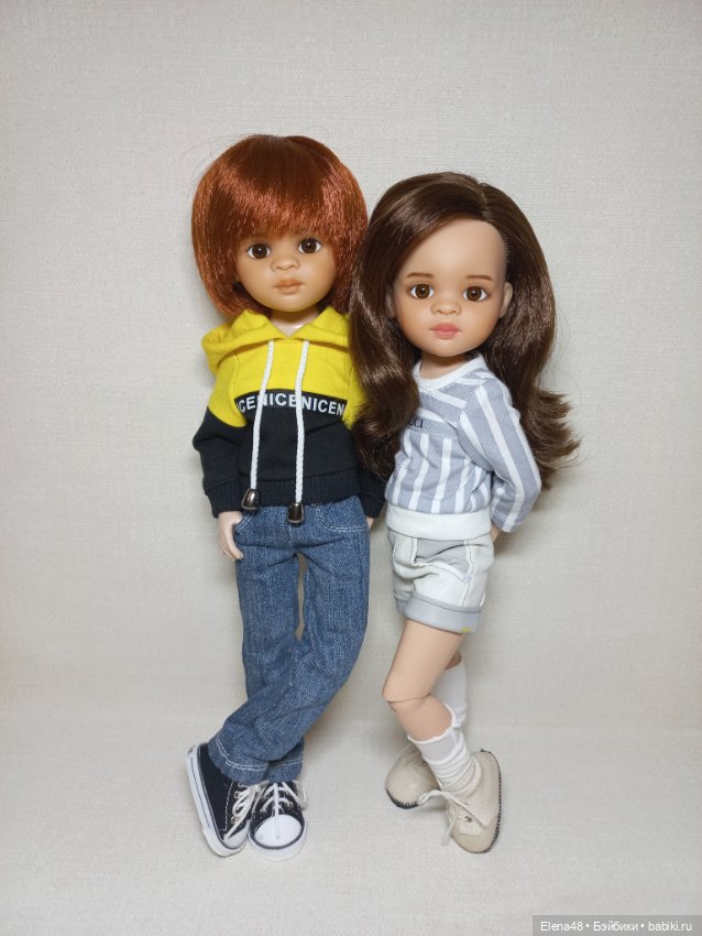 Одномолдники 2 — ООАК Paola Reina (Паола Рейна) и испанских кукол: перерисовка (фото 3)