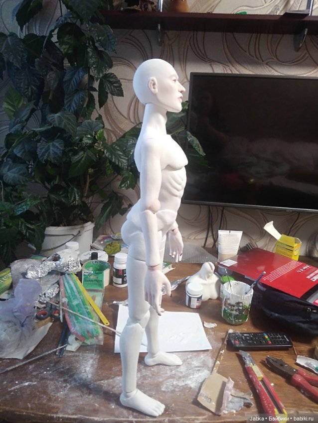 Победа — Авторские шарнирные куклы своими руками: лепка (фото 3)