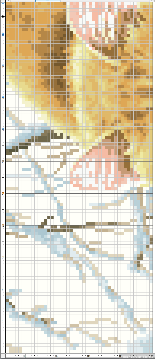 Панно с тигром и котята крестом