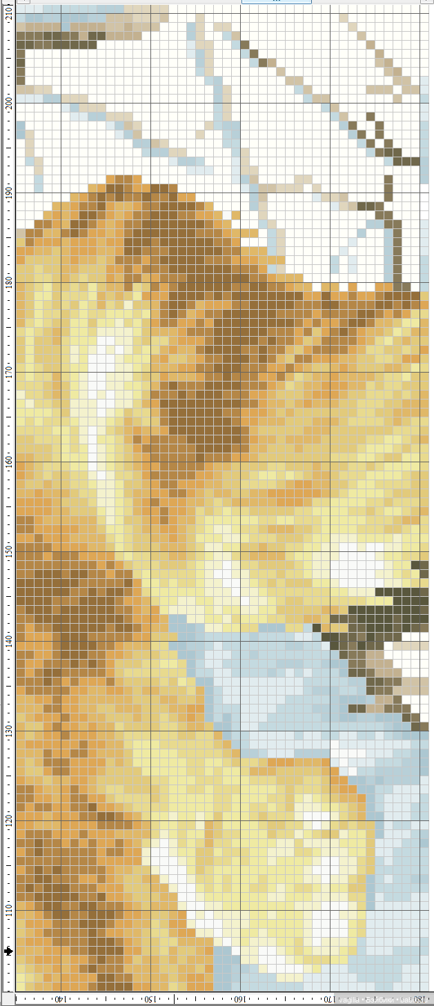 Панно с тигром и котята крестом