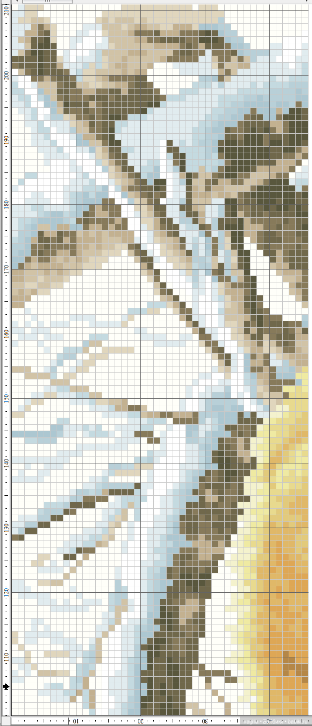 Панно с тигром и котята крестом