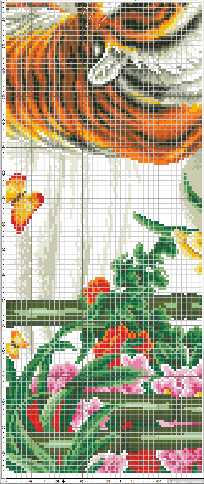 Панно с тигром и котята крестом (фото 4)