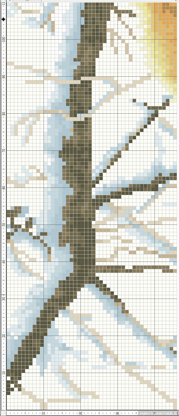 Панно с тигром и котята крестом