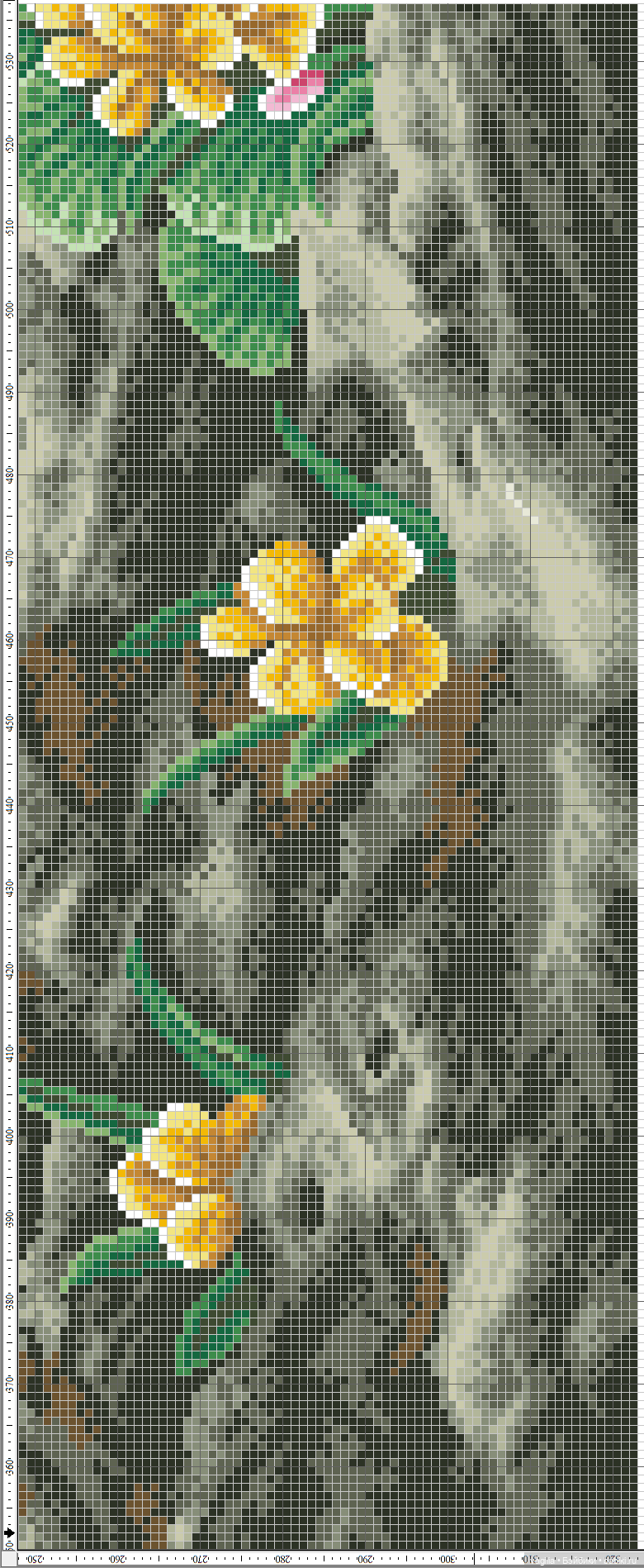 Панно с тигром и котята крестом