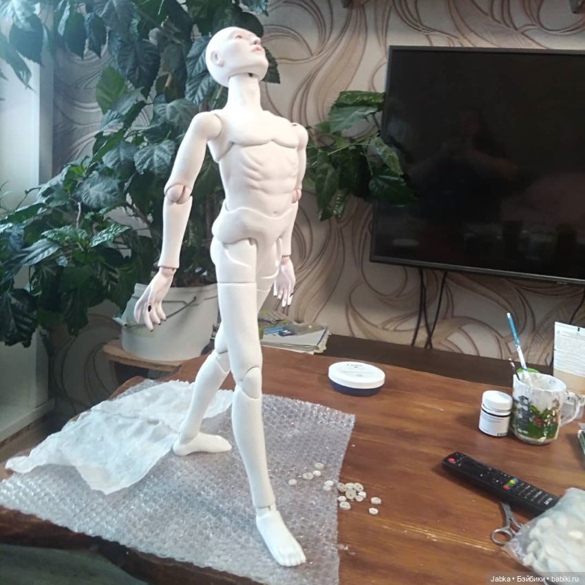 Как мы можем — Авторские шарнирные куклы своими руками: лепка (фото 6)