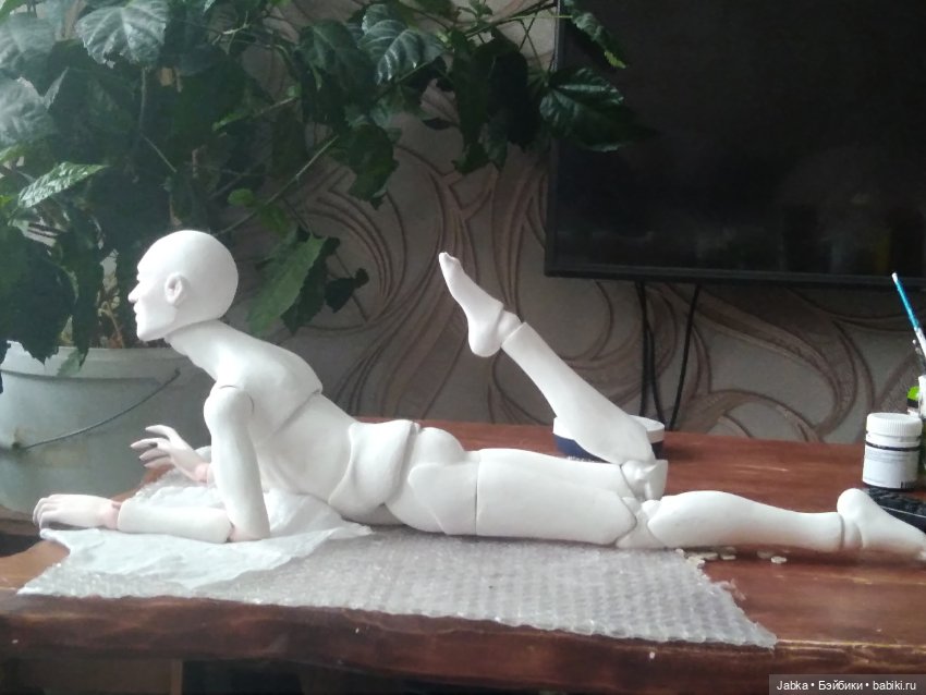 Как мы можем — Авторские шарнирные куклы своими руками: лепка (фото 9)