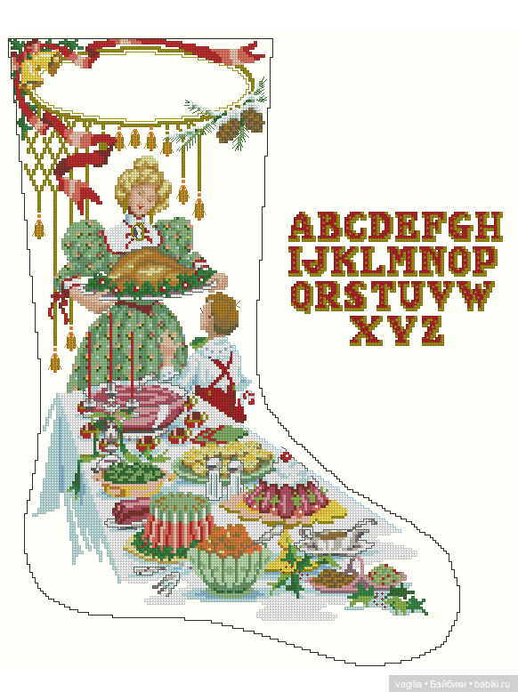 Ещё немного рождества крестиком