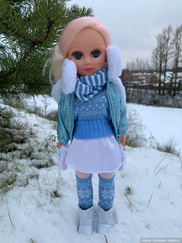 Серое, белое и голубое — Российские куклы Весна
