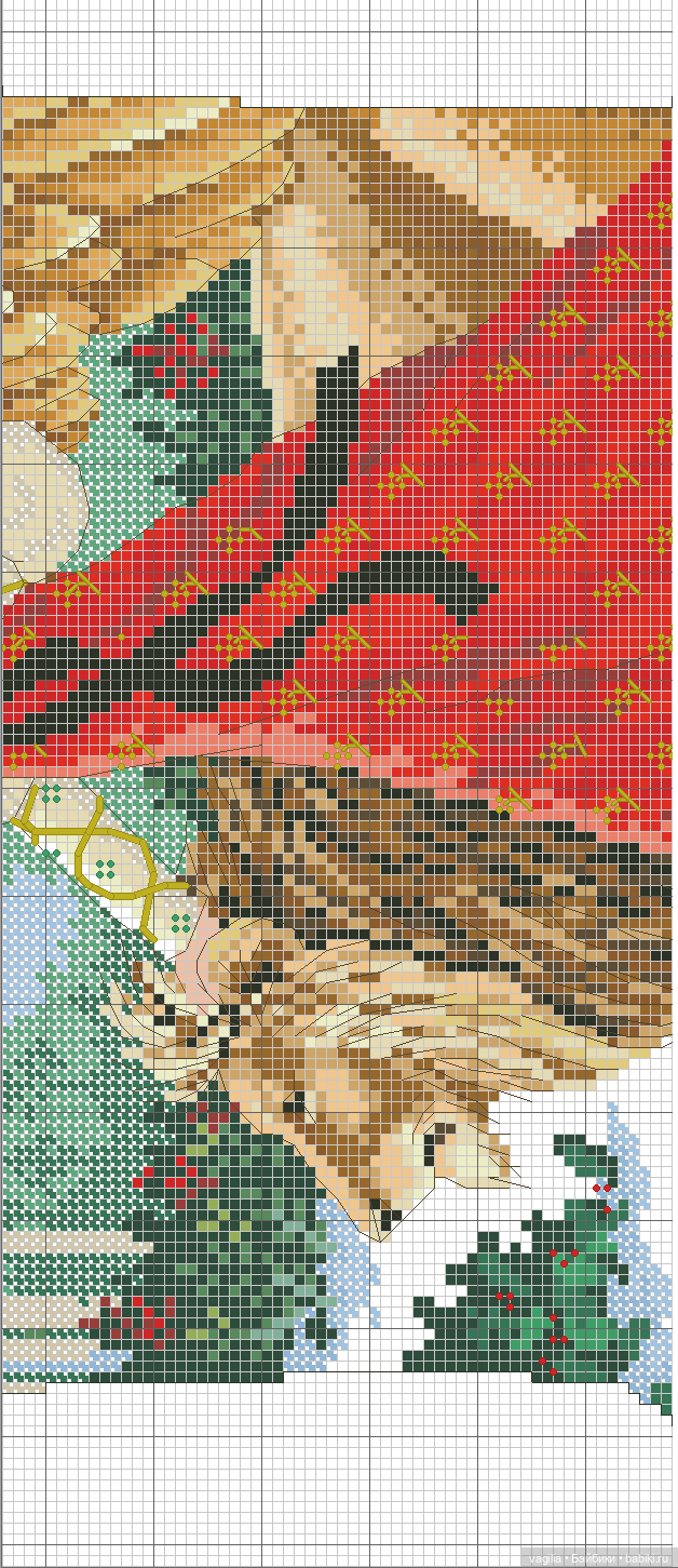 Ещё немного рождества крестиком (фото 4)