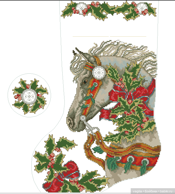 Ещё немного рождества крестиком