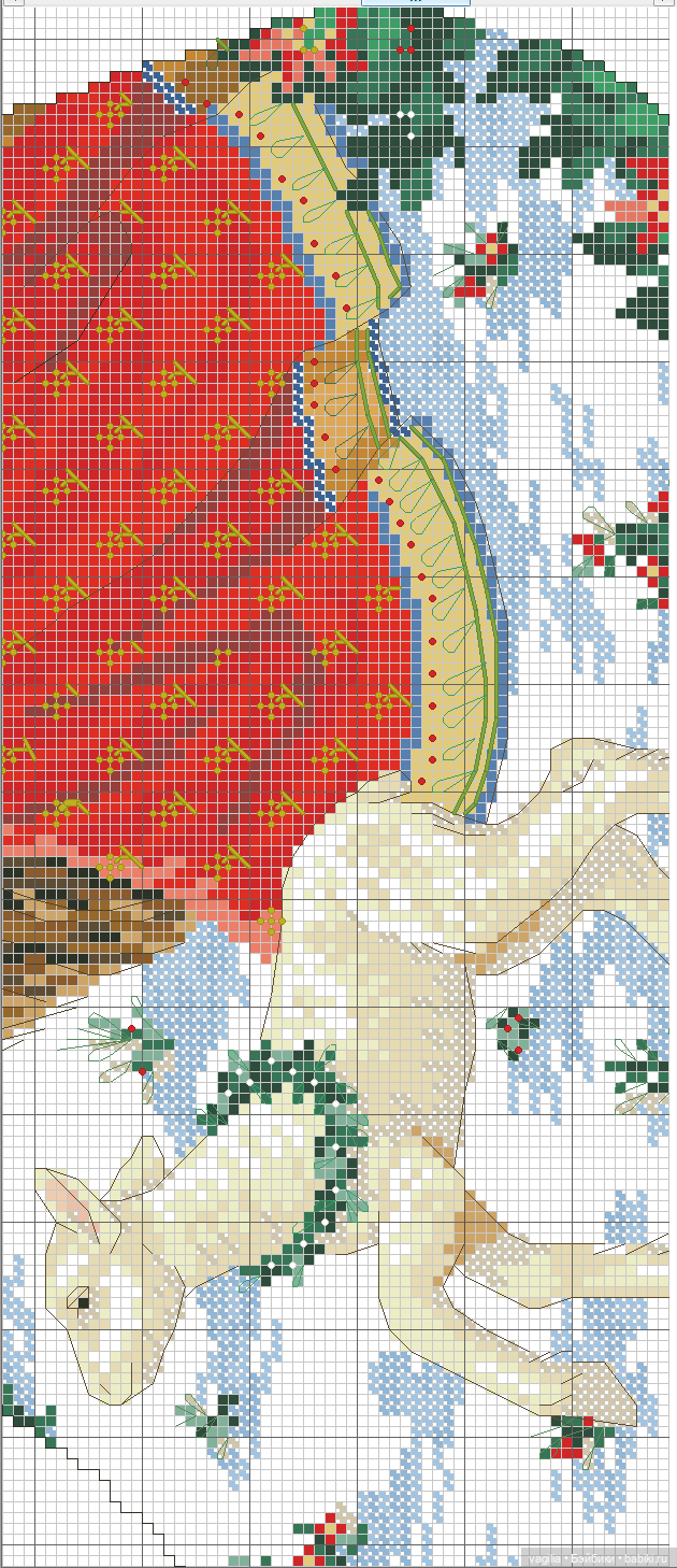 Ещё немного рождества крестиком (фото 5)