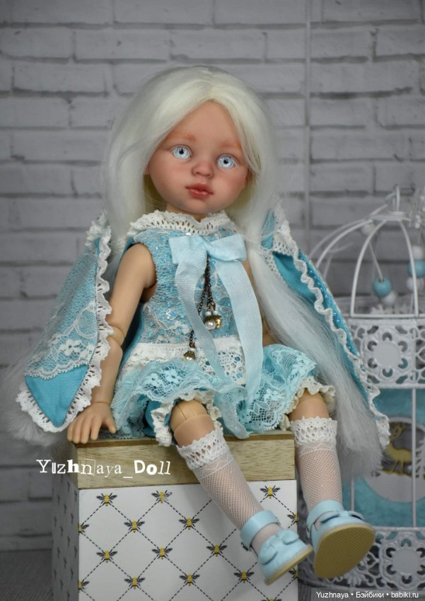 Зимняя Сесиль — ООАК Paola Reina (Паола Рейна) и испанских кукол: перерисовка (фото 7)