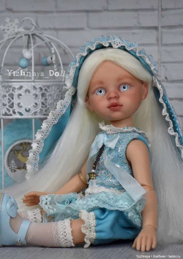 Зимняя Сесиль — ООАК Paola Reina (Паола Рейна) и испанских кукол: перерисовка (фото 9)