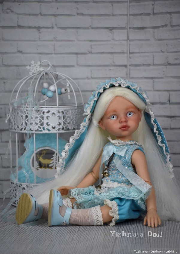 Зимняя Сесиль — ООАК Paola Reina (Паола Рейна) и испанских кукол: перерисовка (фото 10)