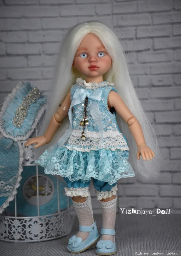 Зимняя Сесиль — ООАК Paola Reina (Паола Рейна) и испанских кукол: перерисовка (фото 6)