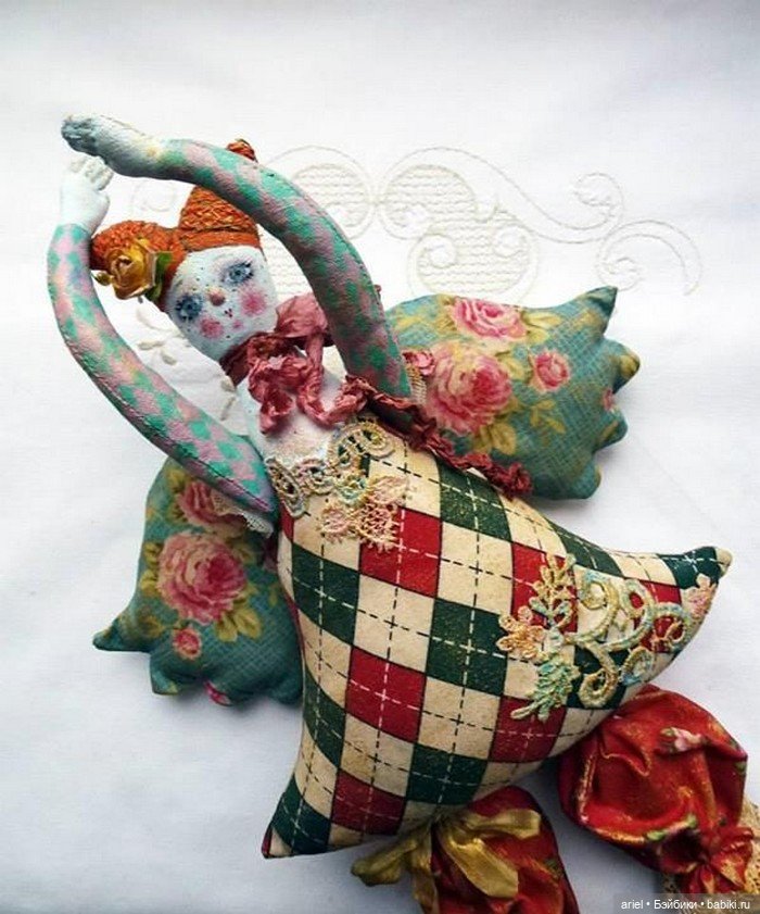 Текстильные куклы от Ольги Март (фото 8)