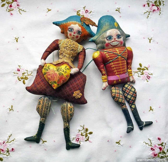 Текстильные куклы от Ольги Март (фото 5)
