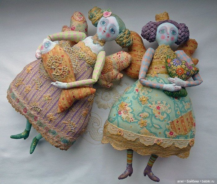 Текстильные куклы от Ольги Март (фото 6)