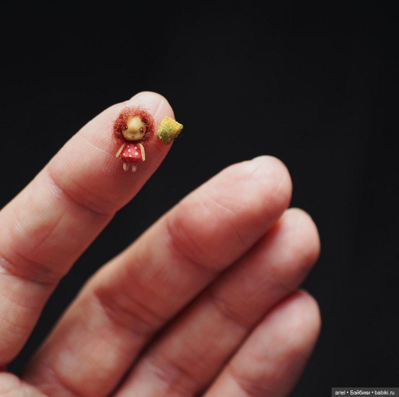 Миниатюрные куколки от Веры Тороховой