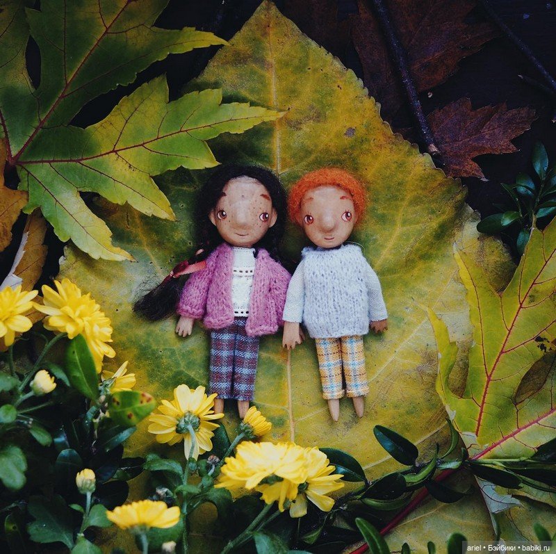 Миниатюрные куколки от Веры Тороховой