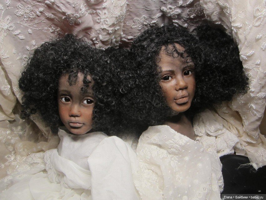 Темнокожие куколки от Laura Scattolini